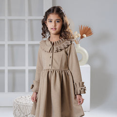 Woodland bow winter dress