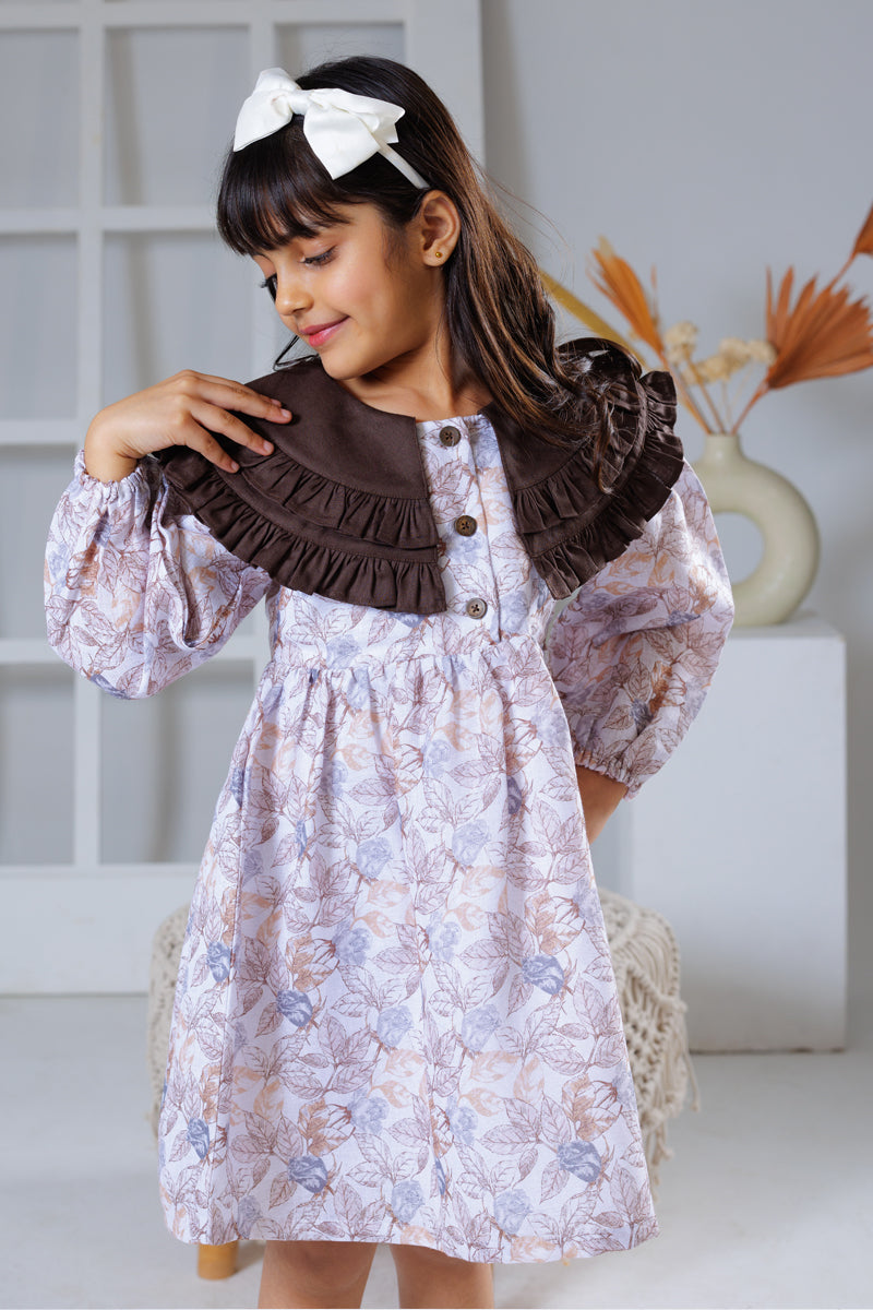 Cocoa petals dress