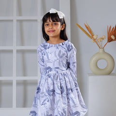 Feather Grey Dress