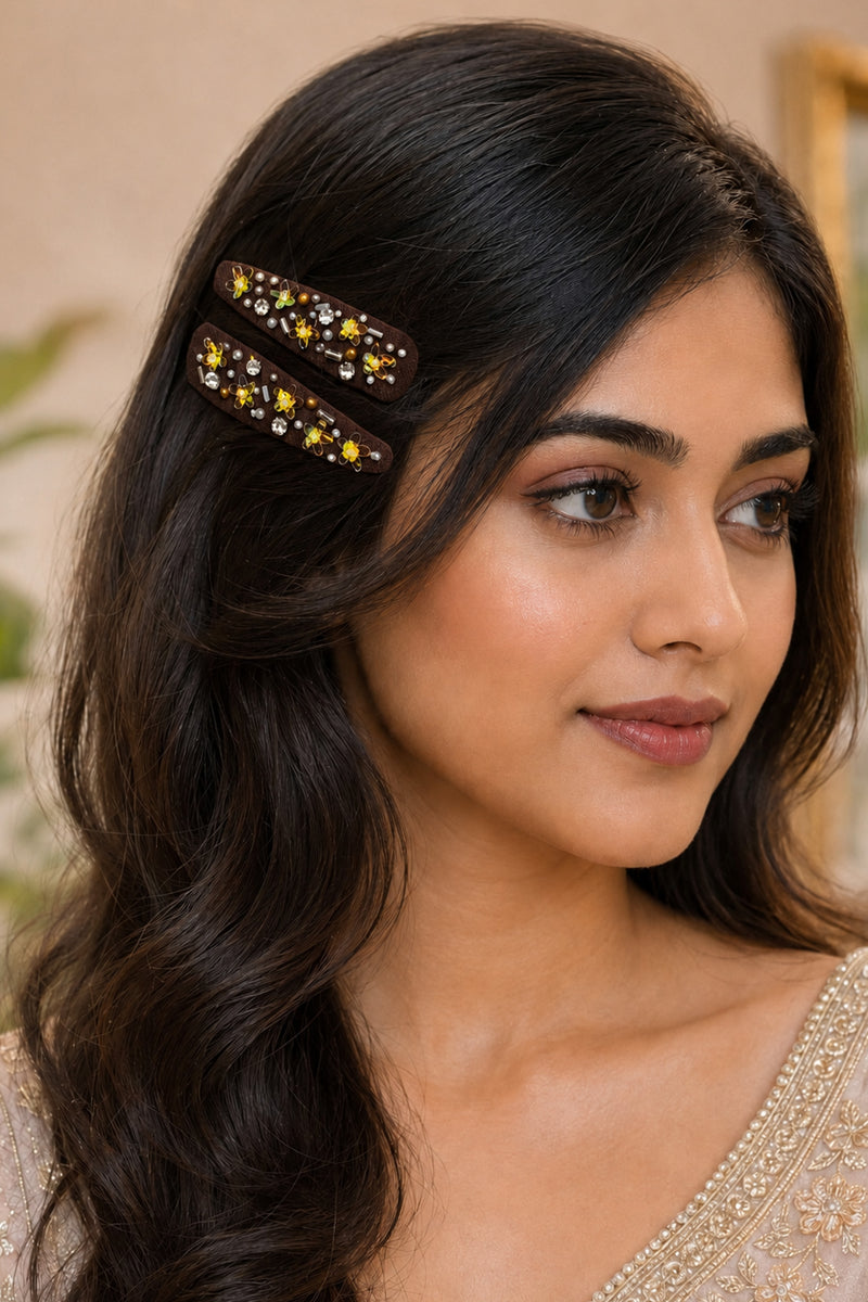 Blossom Fiesta set of 2 hair clips