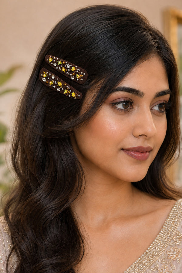 Blossom Fiesta set of 2 hair clips