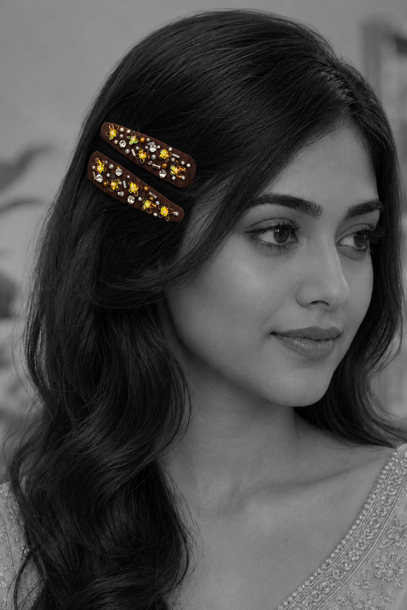 Blossom Fiesta set of 2 hair clips