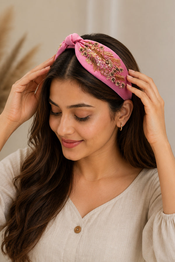 Blush Gold Halo Headband