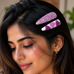 Cupid Stitch set of 2 hair clips