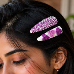 Cupid Stitch set of 2 hair clips