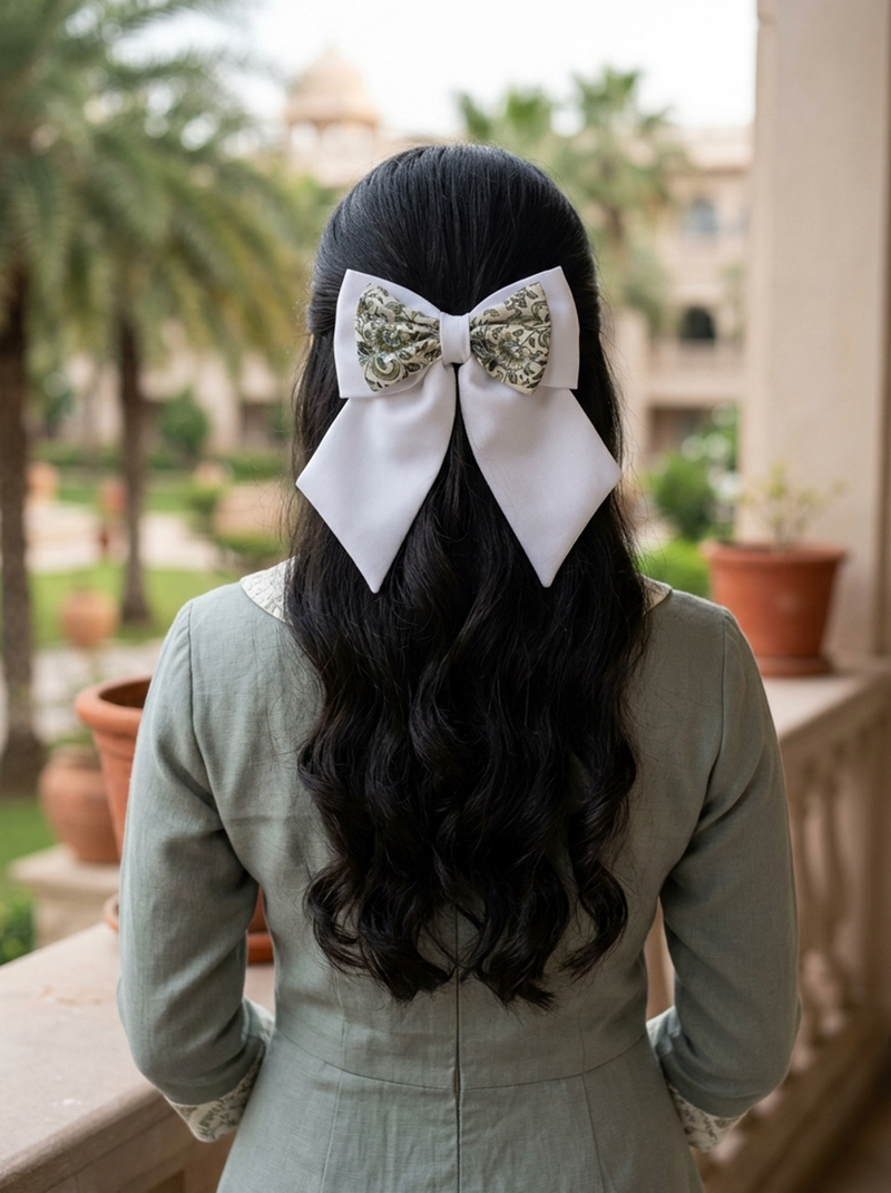 Springtime halo bow