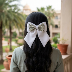 Springtime halo bow