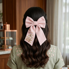 Baby Pink Blossom  Bow