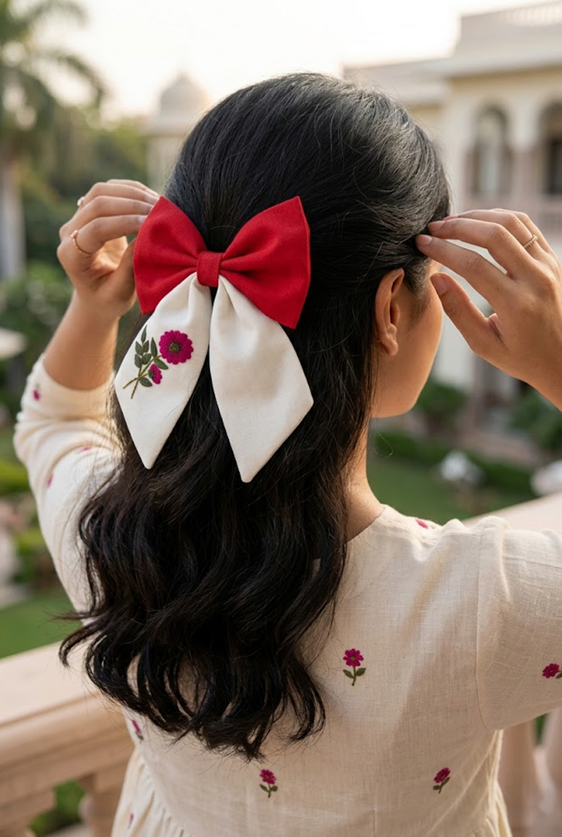 Vintage Dahlia Bow