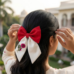 Vintage Dahlia Bow