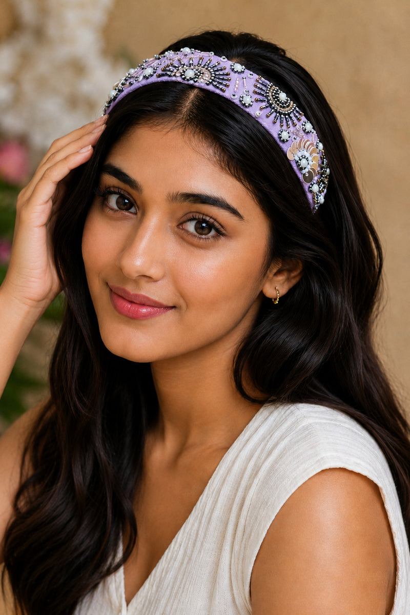LILAC FROST ELEGANCE HAIR BAND
