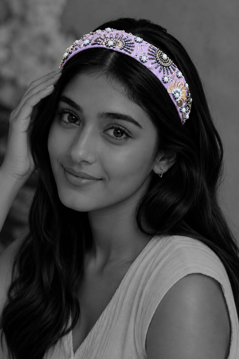 LILAC FROST ELEGANCE HAIR BAND