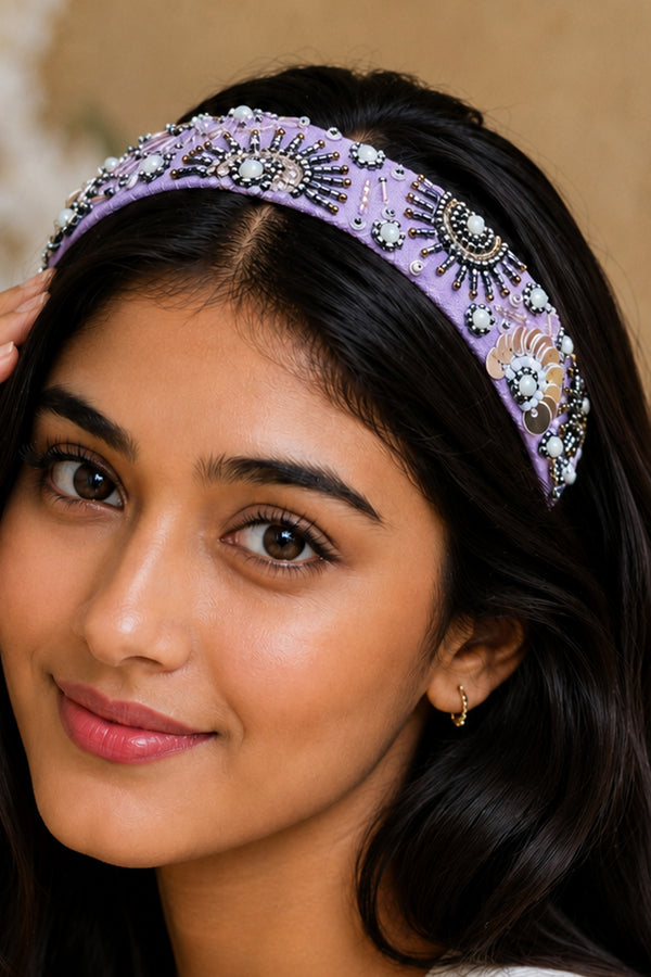 LILAC FROST ELEGANCE HAIR BAND