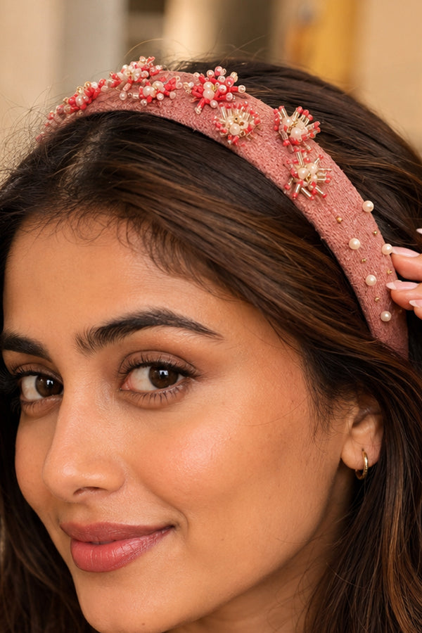 MAUVE GARDEN HEADBAND