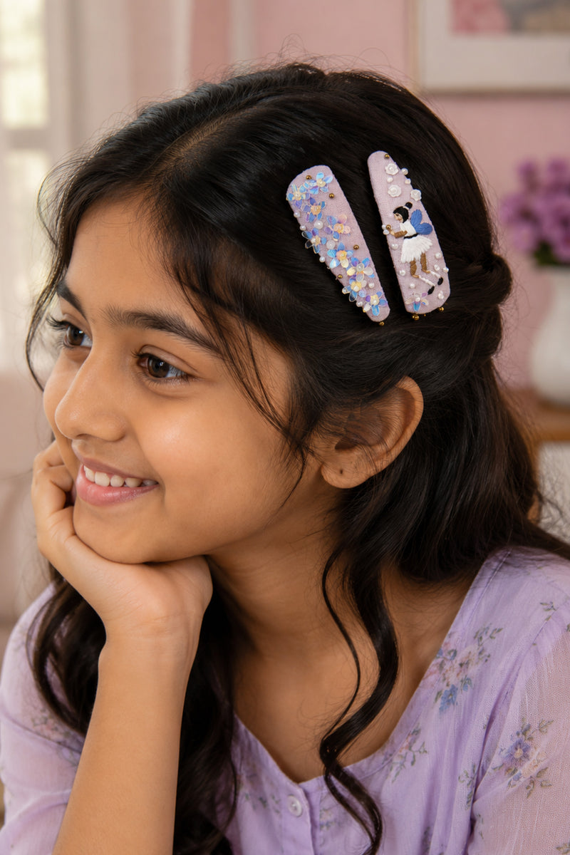 Princess Aura set of 2 Hair CLIPS