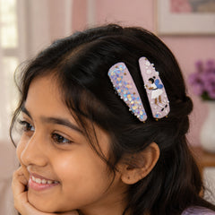 Princess Aura set of 2 Hair CLIPS