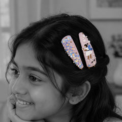 Princess Aura set of 2 Hair CLIPS