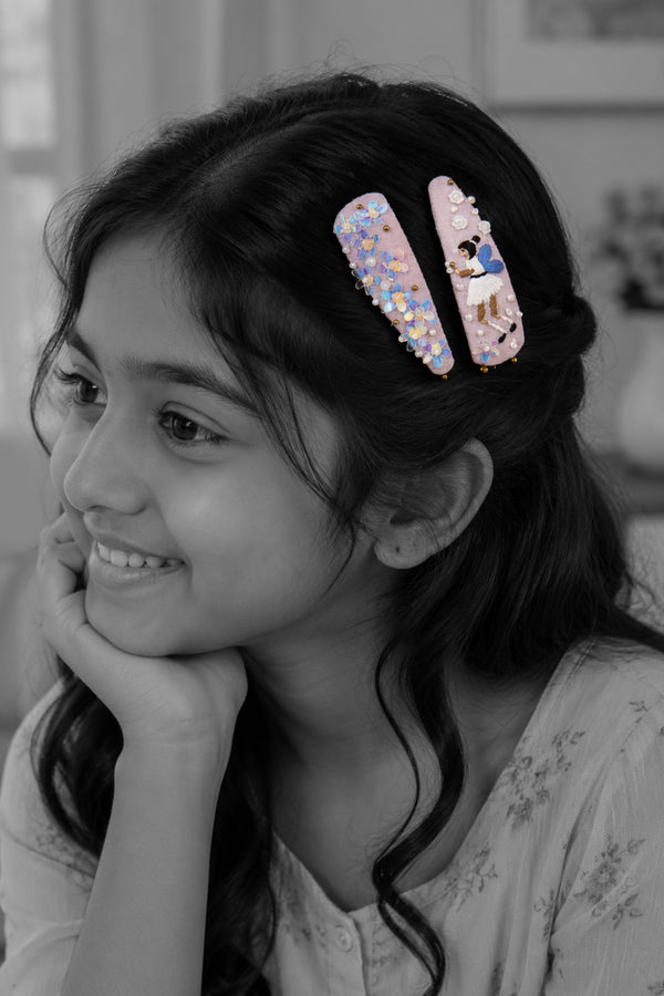 Princess Aura set of 2 Hair CLIPS