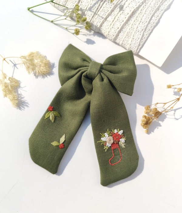 Christmas Socks Cutie bow