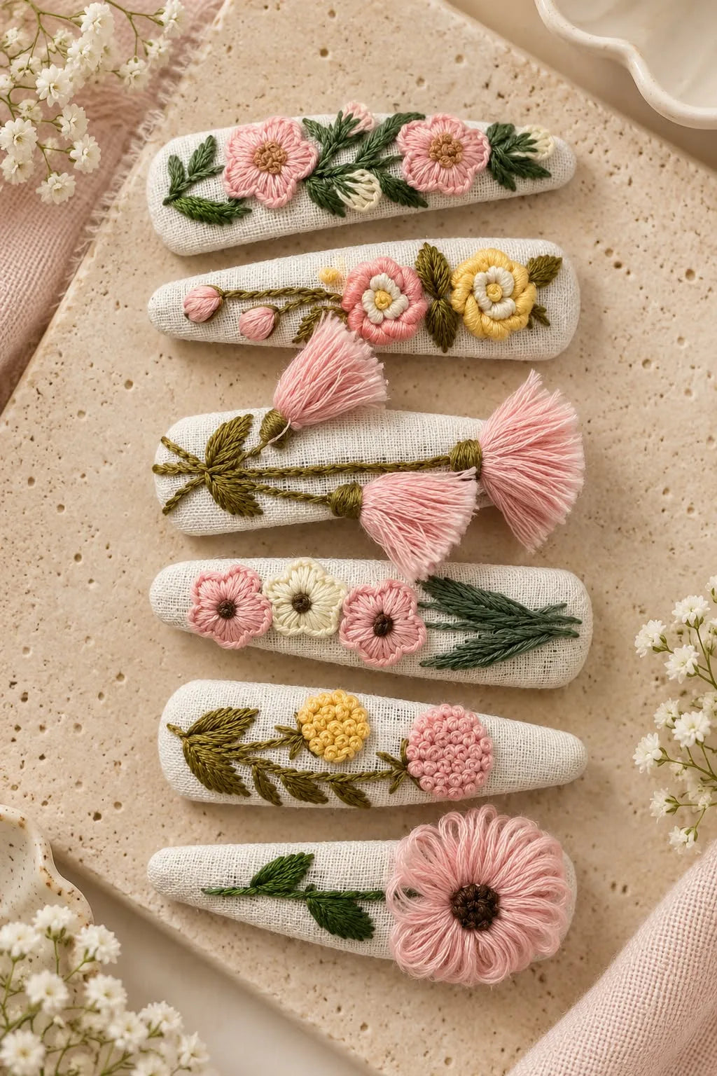 Blushing Blooms Hair Clips - view 1