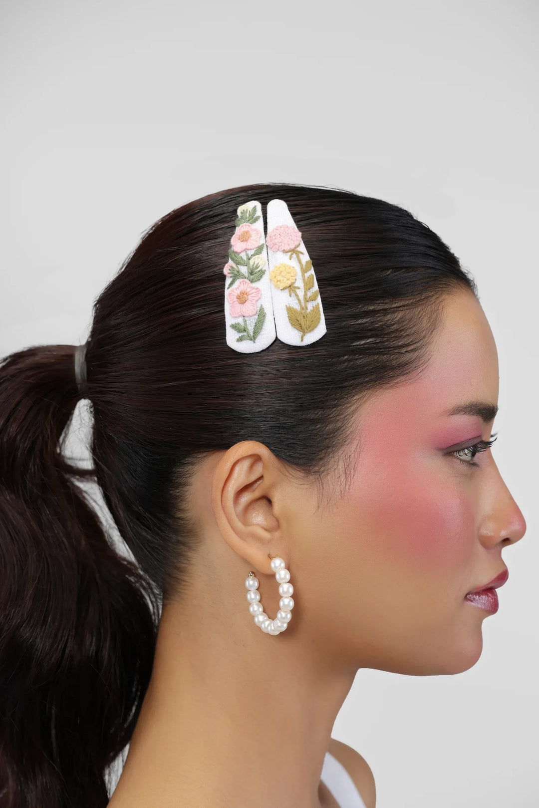 Blushing Blooms Hair Clips - view 2