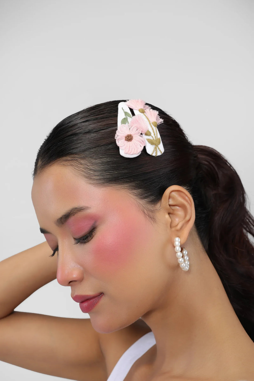 Blushing Blooms Hair Clips - view 3
