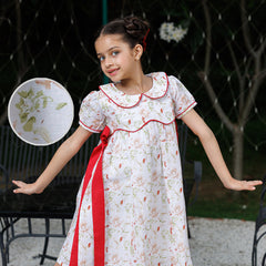 Red Ribbon Bloom Dress