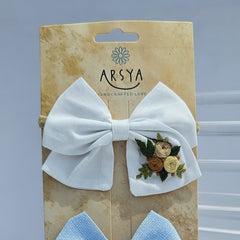 Vibrance and elegance set of 2 baby headbands
