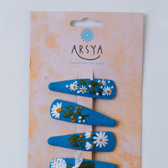 Sky petal Hair Clips
