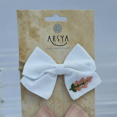 Little dove set of 2 baby headbands