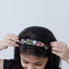 Nightshade flowers hairband