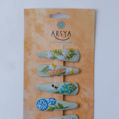 Lush petals Hair Clips