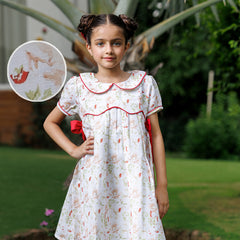 Red Ribbon Bloom Dress