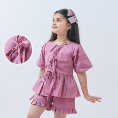 Mauve ties Co-ord set