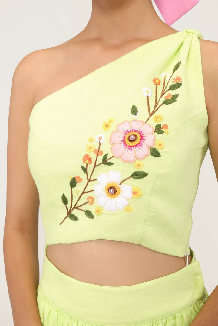 Lime in Bloom Co-Ord - view 2