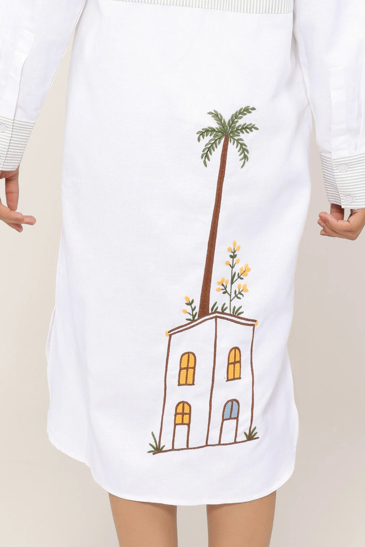 Postcard Stories Shirt Dress - view 6