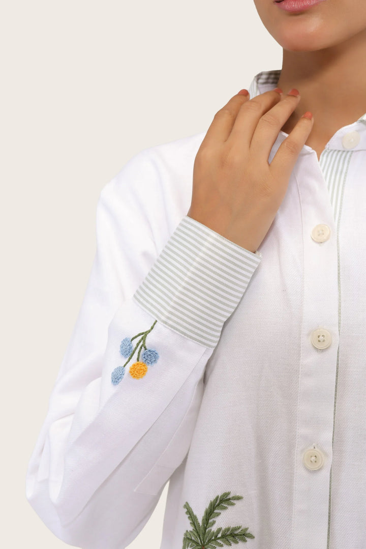 Postcard Stories Shirt Dress - view 7