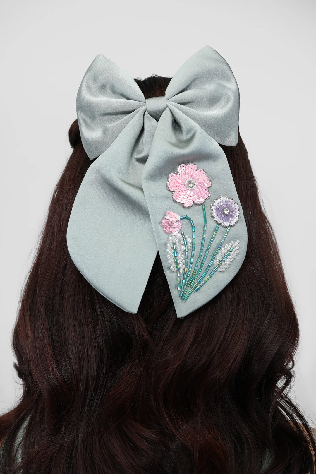 Sage Bouquet Bow - view 1