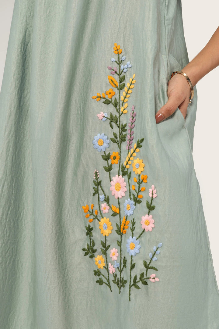 Sage Serenade Dress - view 2