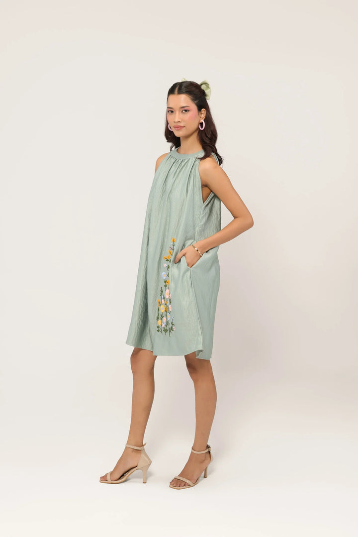 Sage Serenade Dress - view 3