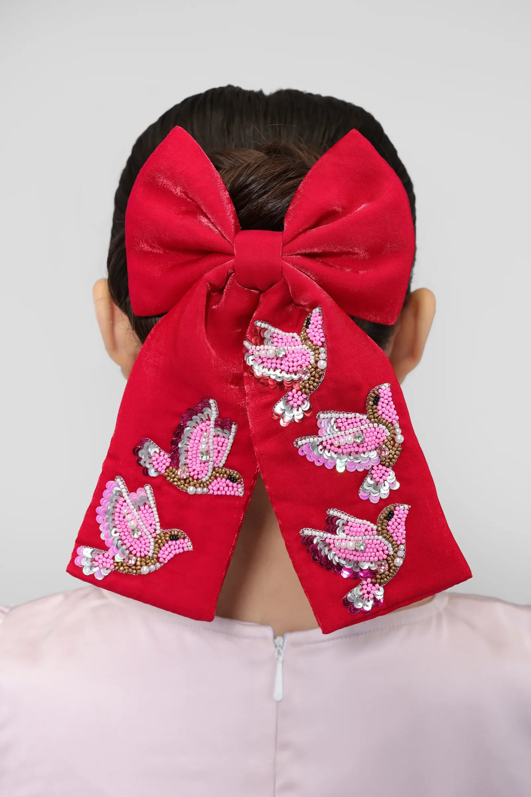 Scarlet Songbirds Bow - view 2