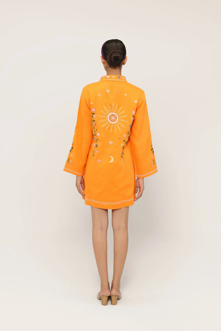 Sunset Reverie Shirt Dress - view 6