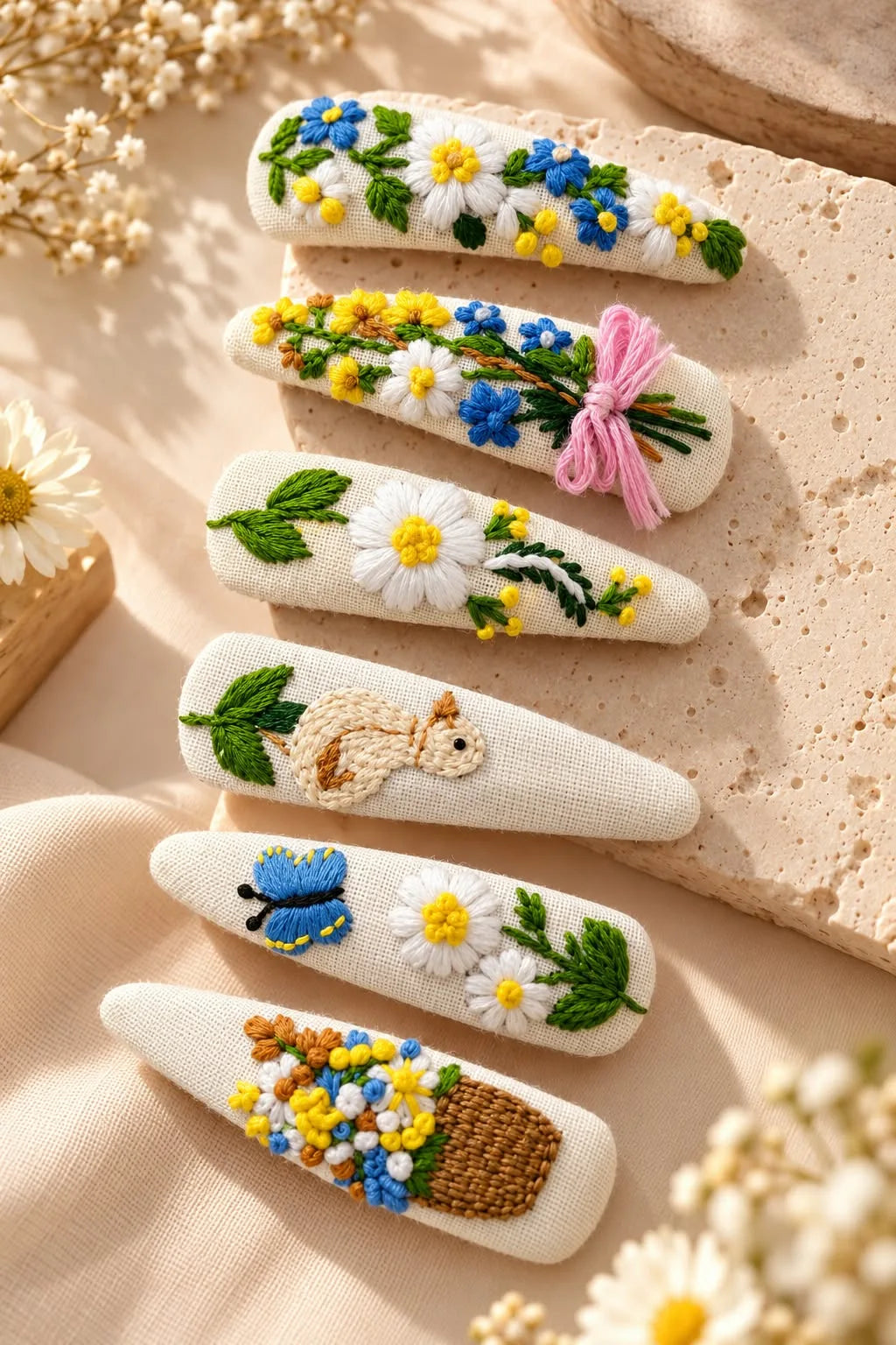 Tiny Garden Hair Clips - view 1