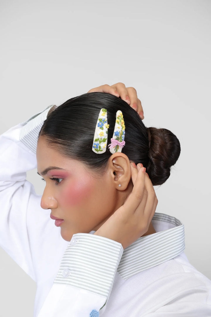 Tiny Garden Hair Clips - view 4